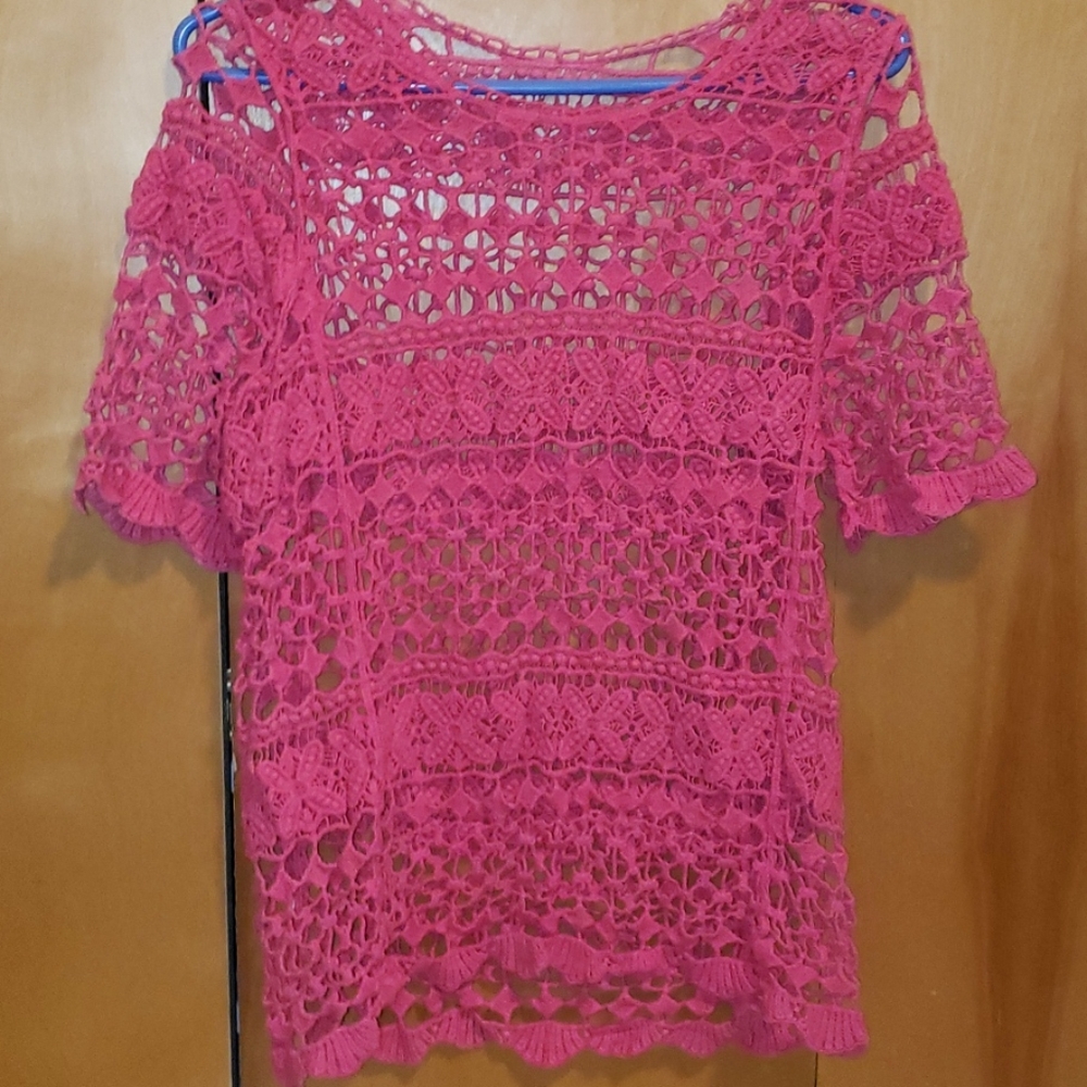 Pink blouse